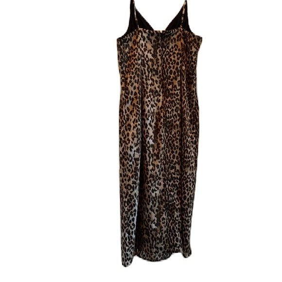Express Leopard Print Midi Slip Dress - Picture 12 of 14
